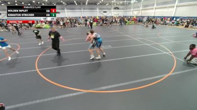 130 lbs Quarterfinal - Kingston Stricker, Unattached vs Holden Ripley, Unattached