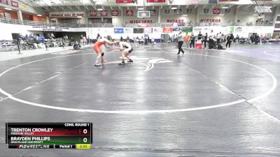 157 lbs Cons. Round 1 - Trenton Crowley, Missouri Valley vs Brayden Phillips, Graceland University