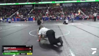 67 lbs Semifinal - Jaxon Schneider, Phillipsburg vs Beckett Kurtz, SlyFox