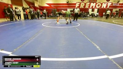 175 lbs Quarterfinal - Joseph Ashby, Monterey vs Brodie Johnson, John H Pitman