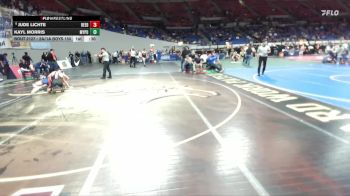 2A/1A Boys 150 Cons. Round 3 - Jude Lichte, Reedsport Boys vs Kayl Morris, Myrtle Point Boys