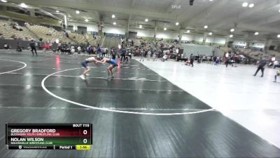 130 lbs Cons. Round 1 - Gregory Bradford, Buckhorn Youth Wrestling Club vs Nolan Wilson, Nolensville Wrestling Club