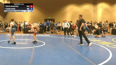 106 lbs Cons. Sub-quarters - Rhys Schaffer, Steller Trained vs Jaden Uhde, Mcdonald Wrestling Academy