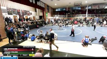 138 lbs 5th Place Match - Joe Showalter, Cheney vs Joshua Collins, La Grande