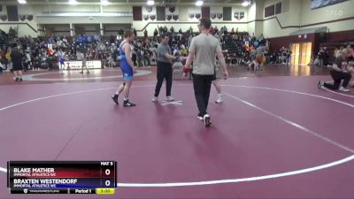 Junior-6 lbs Round 3 - Blake Mather, Immortal Athletics WC vs Braxten Westendorf, Immortal Athletics WC