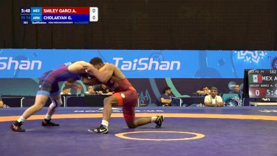 74 kg Qualif. - Alonzo Smiley Garcia, Mexico vs Grigor Cholakyan, Armenia