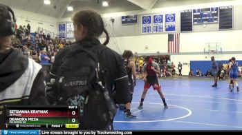 116 lbs Champ. Round 1 - Setsianna Kraynak, AB Miller vs Deandra Meza, Pounders WC