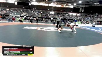 100 lbs Champ. Round 3 - Payton Bennett, Newport vs Getsemani Poblete, Capistrano Valley