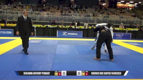 Rodrigo Dos Santos Francisco vs Benjamin Anthony Pennant 2025 Pan Jiu Jitsu IBJJF Championship