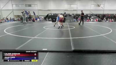 150 lbs Round 1 (16 Team) - Calder Sheehan, Minnesota Red vs Omar Faris, Florida