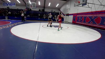 110 lbs Semifinal - Renesmee Tecumseh, Sapulpa High School vs Paige Frederick, Sallisaw