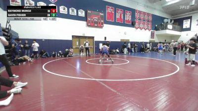 140 lbs Cons. Round 3 - Raymond Munoz, Bishop Amat vs Gavin Fisher, San Marcos