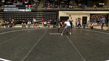 157 lbs Quarterfinal - Joey Giordano, Gardner-Webb vs Brayden Roberts, Long Island University