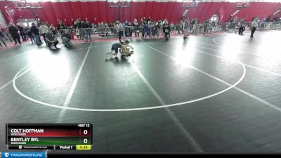 108 lbs Cons. Round 3 - Colt Hoffman, Wisconsin vs Bentley Byl, Wisconsin