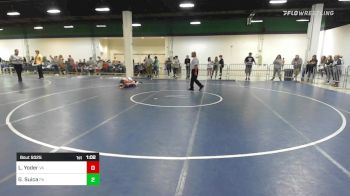 132 lbs Round Of 128 - Landon Yoder, VA vs Gaven Suica, PA