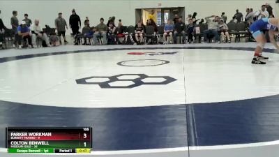 105 lbs Round 1 (6 Team) - Colton Benwell, Missouri Gold vs Parker Workman, Burnett Trained