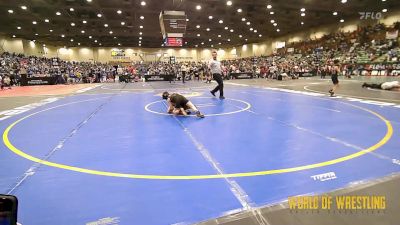 70 lbs Quarterfinal - Zeek Buchan, Sherman Challengers vs Lincoln Burgess, GOLDRUSH Academy