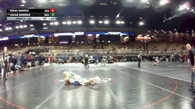 132 lbs Champ. Round 3 - Isaac Santos, Camden County vs Lucas Barrios, Mater Academy