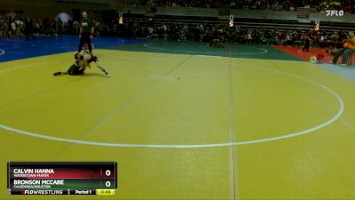 50 lbs Cons. Round 2 - Bronson McCabe, Caledonia/Houston vs Calvin Hanna, Watertown-Mayer