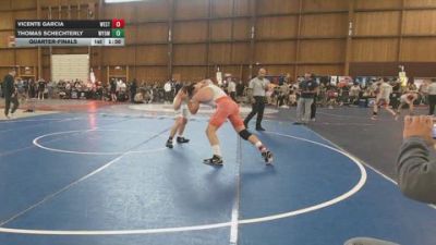 185 lbs Quarterfinal - Vicente Garcia, West Las Vegas vs Thomas Schechterly, Wyoming Seminary