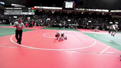 209 lbs Cons. Round 6 - Michael Hamsher, GAW1 vs Bentley Ouellette, TRT1