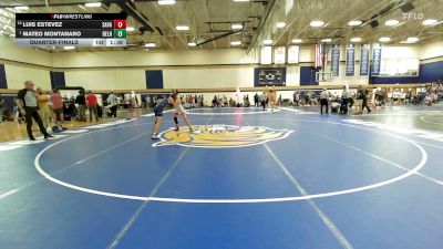 113 lbs Quarterfinal - Luis Estevez, Savage Wrestling Academy vs Mateo Montanaro, Belmont Hill