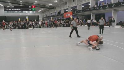 175 lbs Cons. Quarters - Jet Rank, JFlo Trained vs Aiden Hernandez, Sublime Wrestling Academy
