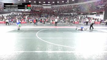 115 lbs Champ. Round 1 - Cullin Loveland, Maverick Training Center vs Caiden Johnson, BCWC