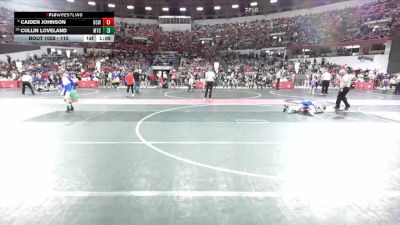 115 lbs Champ. Round 1 - Cullin Loveland, Maverick Training Center vs Caiden Johnson, BCWC