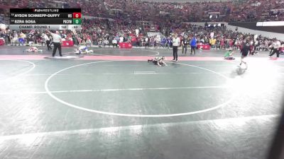 66 lbs Champ. Round 1 - Ayson Schniepp-Duffy, West Salem/Bangor vs Ezra Sosa, Pardeeville Boys Club Youth Wrestling