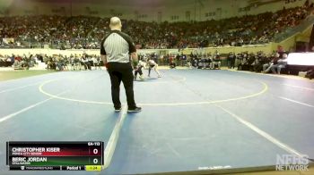 6A-113 lbs 1st Place Match - Christopher Kiser, Ponca City Senior vs Beric Jordan, Stillwater