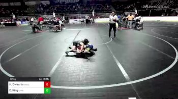 57 lbs Round Of 16 - Hunter Owimrin, Ramsey vs Cameron King, Upper Township