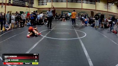 84 lbs Cons. Round 1 - Nick Hobson, GPS vs Zayne Aurand, NDWA