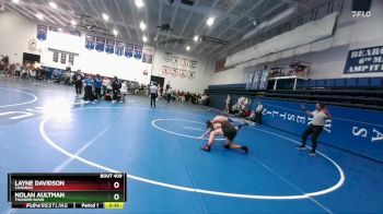 165 lbs Cons. Round 3 - Layne Davidson, Chadron vs Nolan Aultman, Thunder Basin