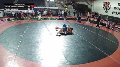 115 lbs Cons. Semis - Tyceir Trebizo (Green), Alaska vs Cade Mueller, Idaho