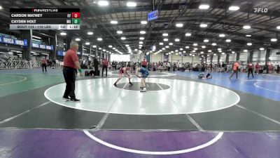 119 lbs Round Of 64 - Carson Matney, KY vs Cayden Holt, MO