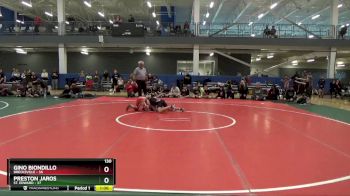 130 lbs Round 2 (6 Team) - Gino Biondillo, Brecksville vs Preston Jaros, St. Edward