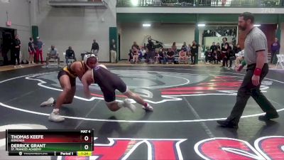 165 lbs Quarterfinal - Thomas Keefe, Gonzaga vs Derrick Grant, St. Frances Academy