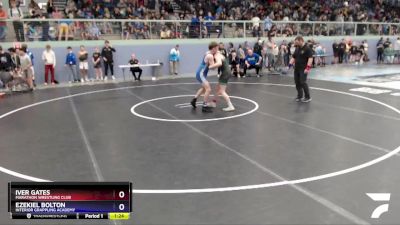 138 lbs Round 2 - Ezekiel Bolton, Interior Grappling Academy vs Iver Gates, Marathon Wrestling Club