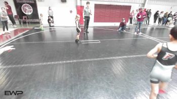 52 lbs Rr Rnd 2 - Dawson Bowers, Jacket Wrestling Club vs Makinleigh Mack, Blackwell Wrestling Club