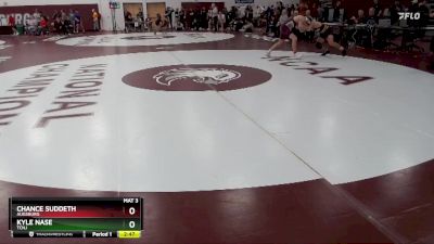 133 lbs Semifinal - Kyle Nase, TCNJ vs Chance Suddeth, Augsburg