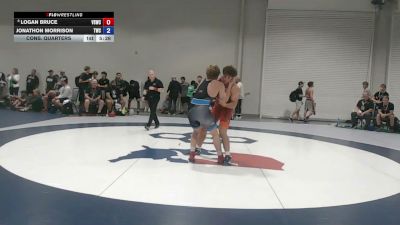 82 kg Cons. Quarters - Logan Bruce, Valley Silverbacks Wrestling Club vs Jonathon Morrison, Tiger Wrestling Club
