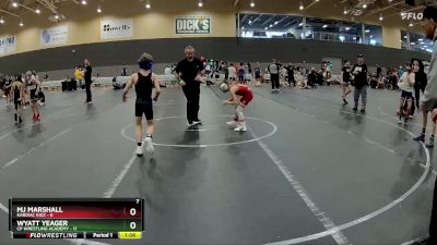 64 lbs Round 5 (6 Team) - MJ Marshall, Kardiac Kidz vs Wyatt Yeager, CP Wrestling Academy