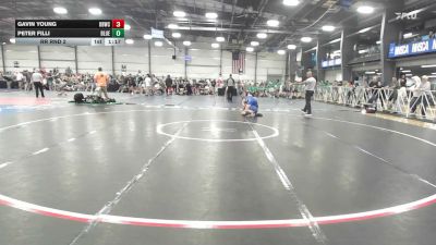 126 lbs Rr Rnd 2 - Gavin Young, OBWC SuperHeros Titan - HSB vs Peter Filli, BlueWave - HSB
