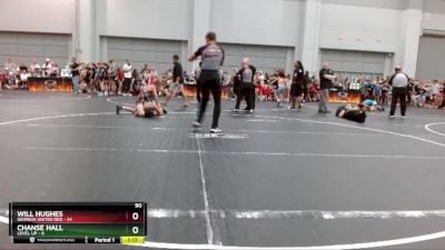 90 lbs Round 1 (10 Team) - Chanse Hall, Level Up vs Will Hughes, Georgia United Red