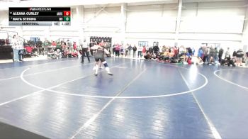 135 lbs Semifinal - Aleana Curley, American Fork vs Maya Strong, Mountain Ridge