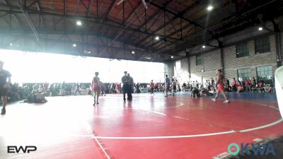 100 lbs Semifinal - Damian Barbosa, Honey Badgers Wrestling Club vs Tristen Cross, Brushy Wrestling Club