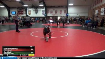 126 lbs Round 2 - Logan Pennock, Fort Madison vs T.J. Jirak, Van Buren County