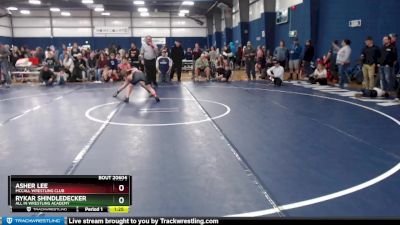 95 lbs Champ. Round 1 - Asher Lee, McCall Wrestling Club vs Rykar Shindledecker, All In Wrestling Academy