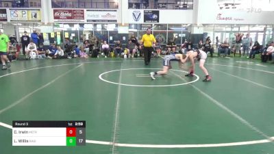 96 lbs Round 3 - Connor Irwin, Metro All-Stars vs Logan Willis, Ragin Raisins